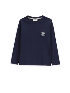 Рубашка с длинным рукавом Coccodrillo, темно-синий