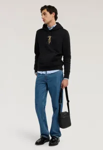 Офисная сумка через плечо reporter piccola martellata Trussardi, Black Milano