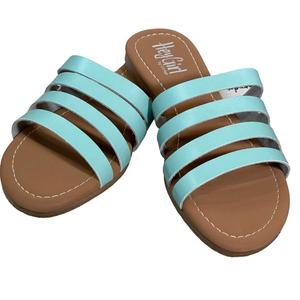 Женские сандалии-бикини цвета морской волны Corkys Footwear, цвет aqua