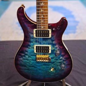 Электрогитара PRS Wood Library Custom 24 Quilt 10-Top Aquableux Purple Burst 0356344