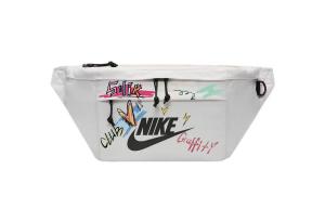 Nike Тканевый поясной рюкзак унисекс светло-серый, Gift Painted