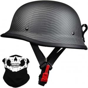 Шлем Dcoltmi-888 Motorcycle German Style, черный