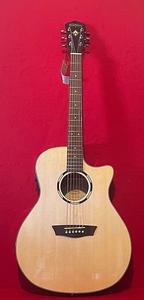 Акустическая гитара Washburn acoustic electric guitar