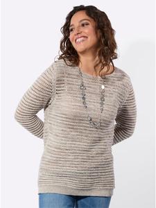 Ажурный свитер песочного меланжа WITT WEIDEN