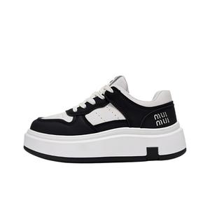 Нескользящие, износостойкие, легкие, увеличивающие рост, низкие женские кроссовки для скейтбординга Cat Seven Seeks, Black