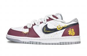 Nike Мужские низкие скейтбордистские кроссовки Big Abrasion Resistant, красные