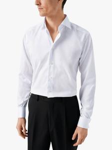 Хлопковая рубашка Regular Fit Eton, White