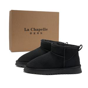 Термостойкие абразивоустойчивые короткие ботинки unisex La Chapelle, черный