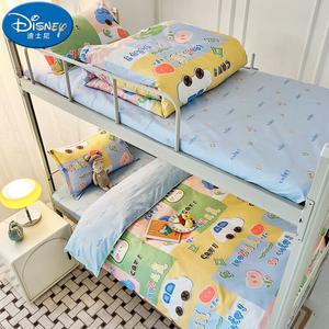 Disney Комплект постельного белья, 4 предмета, простыня 220 см, пододеяльник, светло-голубой