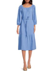 Платье-миди Coral Isley Ots с завязкой на талии Tommy Bahama, цвет Blue Vault