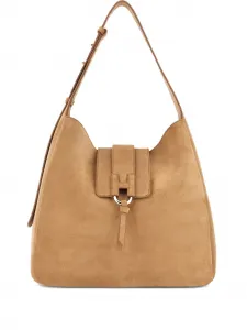 Сумка на плечо с логотипом Hogan, бежевый