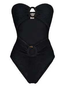 Слитный купальник Rene с вырезами Paramidonna, черный