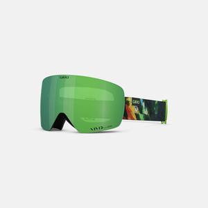 Очки для сноуборда Giro Contour RS Asian Fit 2024, Green Data Mosh - Vivid Emerald