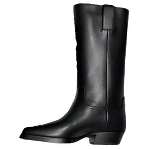 Chanel Женские высокие сапоги до колена, черный