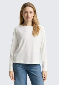 Топ TOM TAILOR Long sleeved top, Whisper White/Off-White