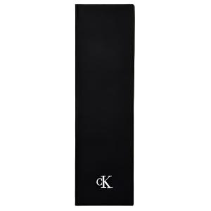 Calvin Klein Мягкий акриловый вязаный шарф унисекс черно-оранжевый, Black