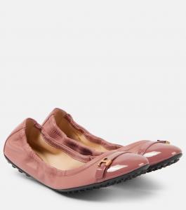 Кожаные балетки dee Tod'S, фиолетовый