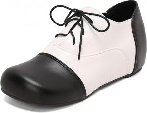 Женские короткие туфли на шнуровке LYYSKY. Размер соответствует длине подошвы, ориентируйтесь на таблицу размеров и описание товара. Размеры US4-US17/EU34-EU50, White(15-7)