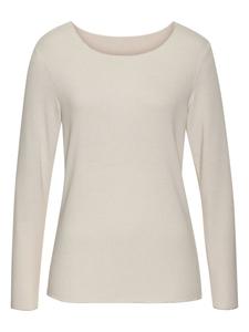 Рубашка с длинным рукавом LASCANA, песочный