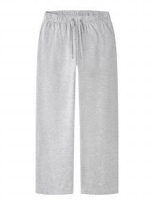 TWO SOON Штаны свободного кроя в сером цвете