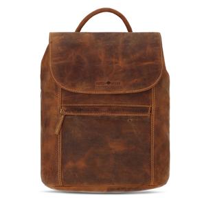 Рюкзак Greenburry Vintage City Leder 35 cm, коричневый