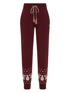 Спортивные брюки Le Ski Jojo с узором "снежинка" The Upside, красный