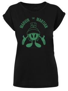 Рубашка F4NT4STIC Looney Tunes Marvin The Martian Large Head, черный