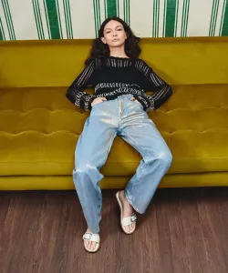 Сандалии с пряжкой Charles & Keith, цвет Chalk