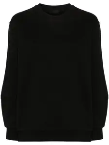 Толстовка с тисненым логотипом MONCLER, черный