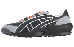 Кроссовки с большим логотипом Lifestyle унисекс с низким верхом, черные/белые/оранжевые Onitsuka Tiger