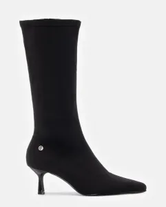 Женские ботинки на каблуке с заостренным носком Xti, черный