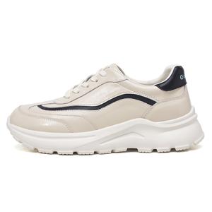 OULISASI Женские бежевые кроссовки Low Top Chunky, цвет Beige