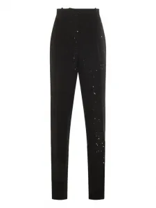 Брюки, украшенные пайетками Tom Ford, черный