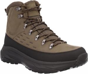 Мужские водонепроницаемые средние походные ботинки CMP DYPSIE - верх из нубука, утепленные флисом для тепла и подошва FullOn GRIP для любых поверхностей - стильный дизайн, Fango-nero