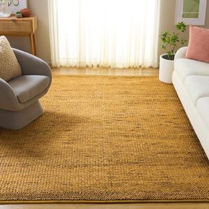 SAFAVIEH, 244 x 305 см, Ковер - коллекция Natural Fiber - большой - Gold, ручной работы из джута, идеально для гостиной, спальни, столовой (NF954D)