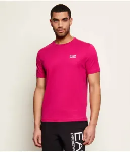 Футболка slim fit Ea7, фуксия