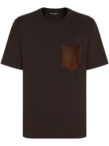 Dolce & Gabbana футболка с логотипом, коричневый