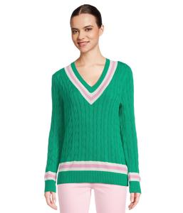 Свитер Lilly Pulitzer Brockton Sweater, цвет Kitts Green X Pink Bliss
