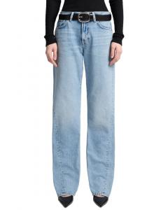 7 For All Mankind Twisted Tess September Straight Jean, красный