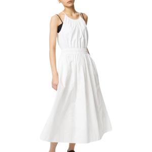 UNIQLO Женское белое платье без рукавов