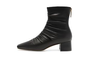NINE WEST Женские черные и абрикосово-черные ботильоны, цвет Black