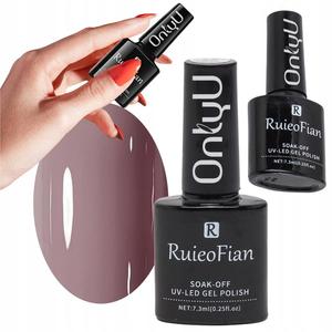 СЕРО-РОЗОВЫЙ ГИБРИДНЫЙ ЛАК ДЛЯ НОГТЕЙ С ГЛЯНЦЕМ УФ-ЛАК СИЯНИЕ/L092 OnlyU