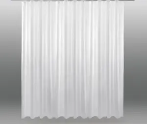 Занавеска для мансардного окна со свинцовой лентой, размер: 600x145 см, цвет: белый Bestlivings