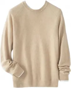 Мужской кашемировый свитер с круглым вырезом HEYDHSDC