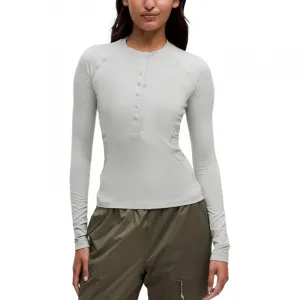 Женская футболка с длинным рукавом Lululemon, jadeite серый/серый eucalyptus/jdgr/greu