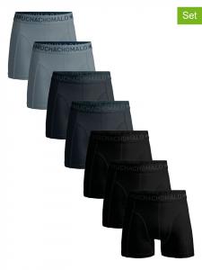 Muchachomalo Комплект из 7 штук: боксерские трусы черно-серого цвета