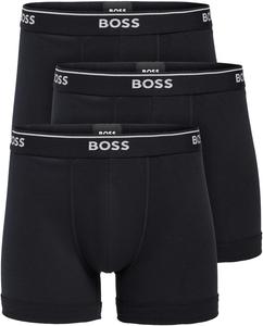 BOSS Мужские классические боксеры из хлопка, 3 шт, Black