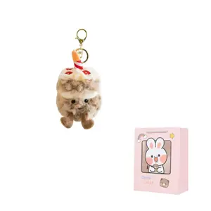 Милый подвесной плюшевый цветочный суккулент в горшочке с куклой, высота 15см CHONGRONGLIANYU, коричневый