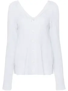 Кардиган в рубчик Fabiana Filippi, белый