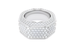 Кольцо Dextera Swarovski, белый